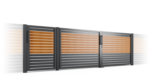 Brama uchylna PP 002 (P82) PINO II