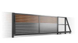 Brama przesuwna PP 002 (P82) NOCE I 