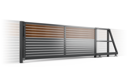 Brama przesuwna PP 002 (P82) NOCE I